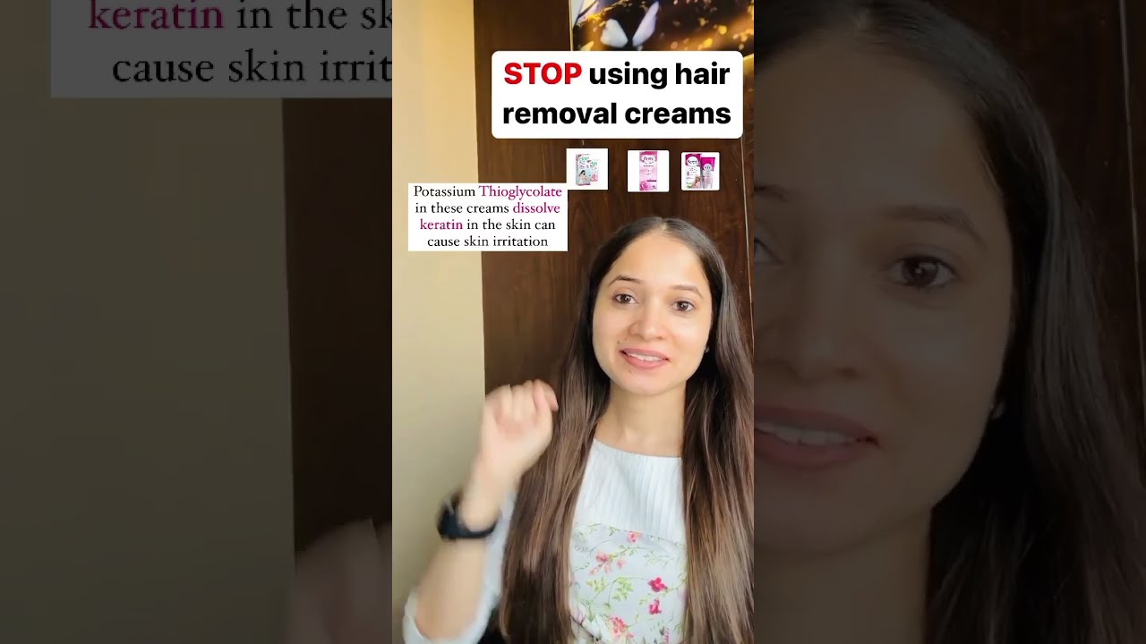 Never Use Hair Removal Cream