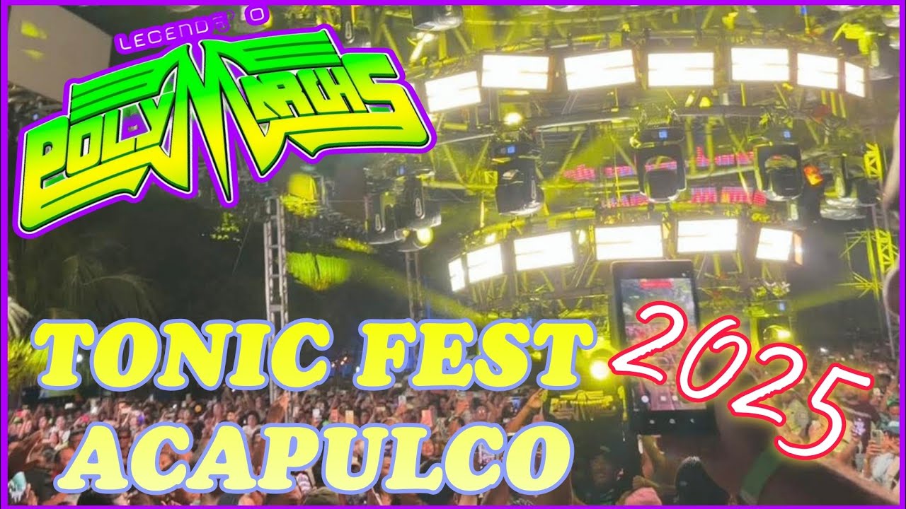😱 Histórico: POLYMARCH Tocando Junto al Mar 🌊en Acapulco 🛳️ – Tonic Fest 2025”