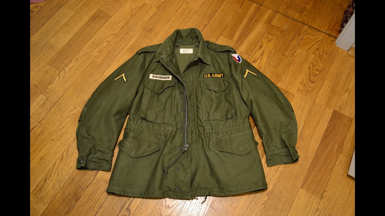 M51 jackets from 1963 with pockets of different shapes.