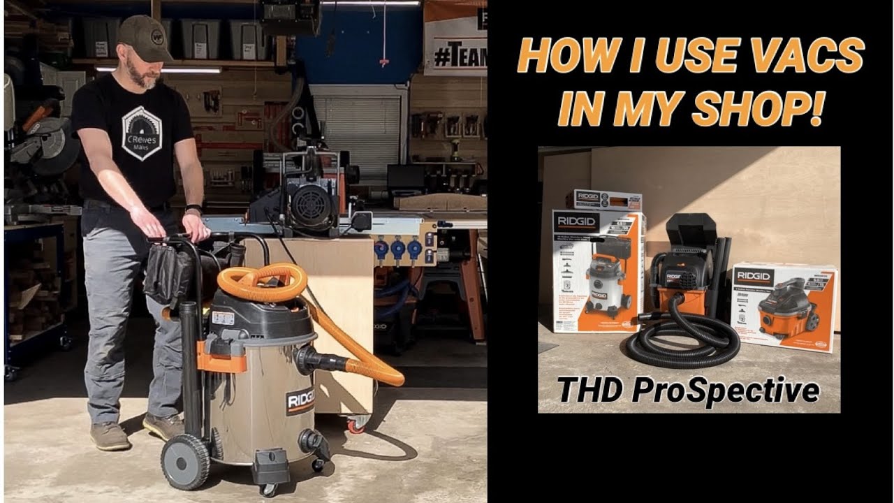 Как я использую пылесосы в своей мастерской! The Home Depot THD ProSpective Q1
