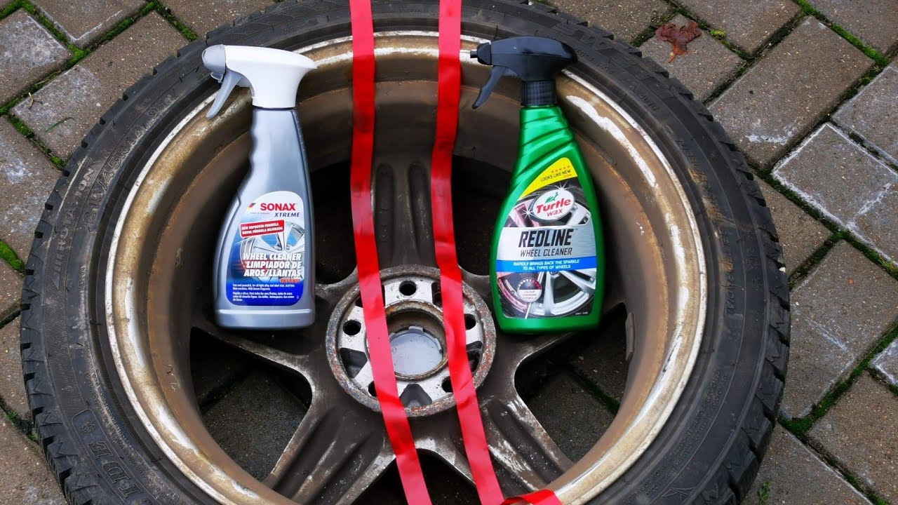 Alloy wheel brake dust cleaning. Wheels cleaner comparison. SONAX vs TURTLE WAX.