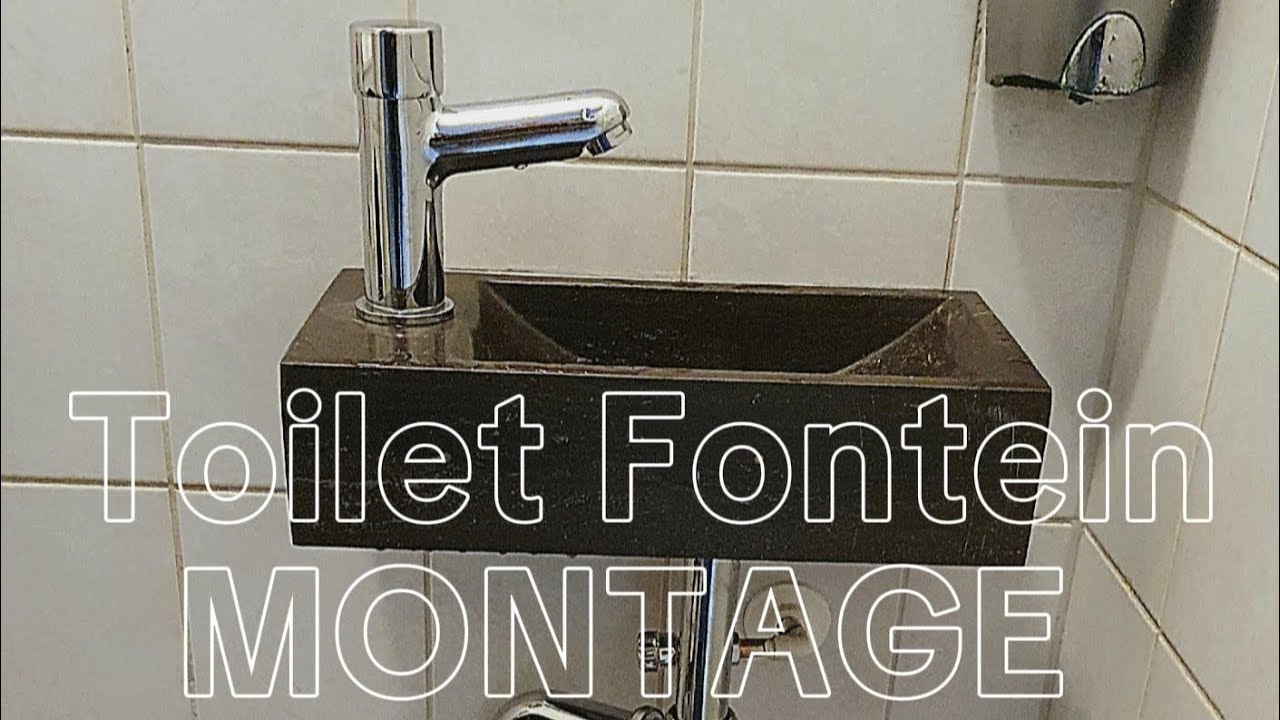 Toilet Fontein plaatsen.