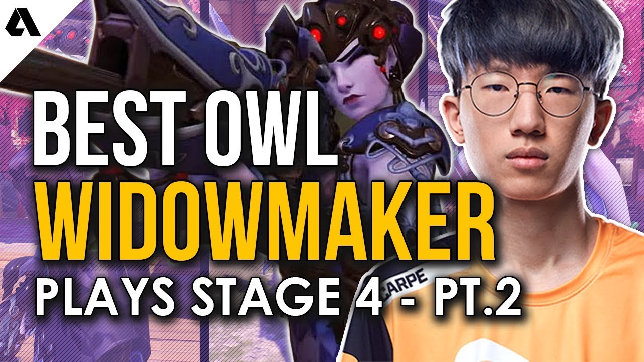 Best Overwatch League Widowmaker Plays | OWL Stage 4 Pt.2 ft. Carpe Soon Birdring & more!