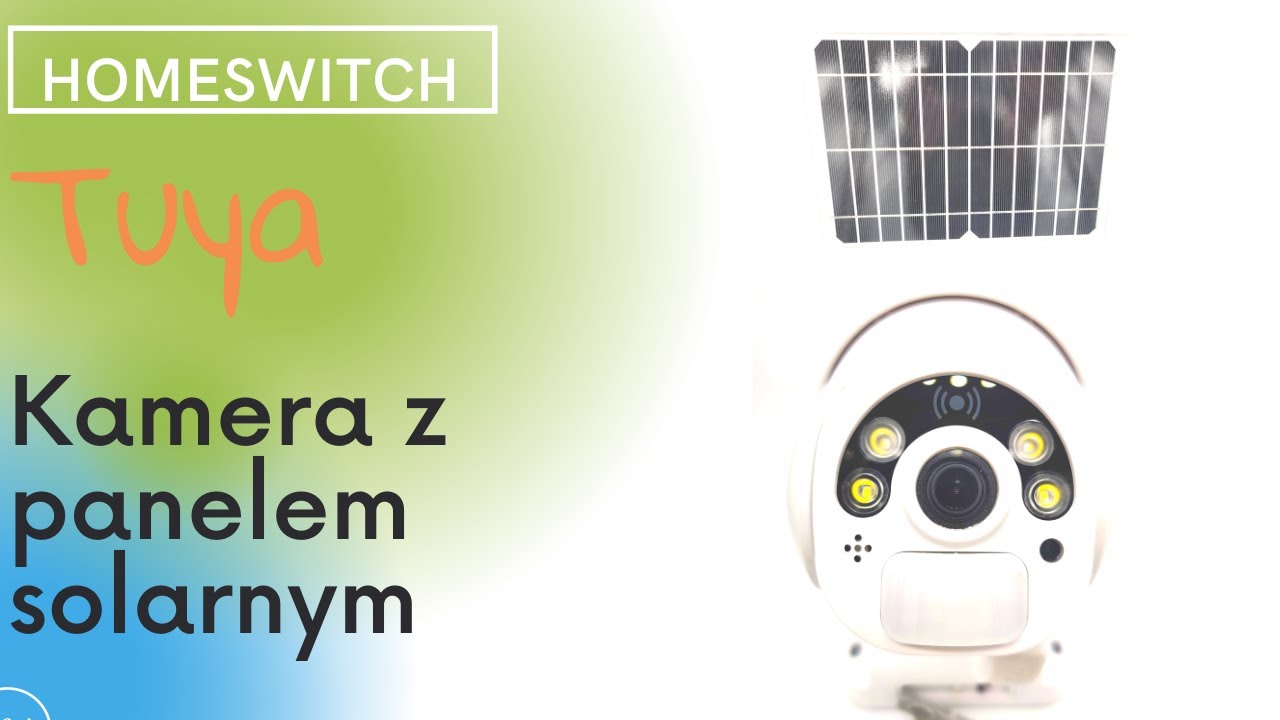 Kamera solarna obrotowa PTZ TUYA z wbudowaną baterią