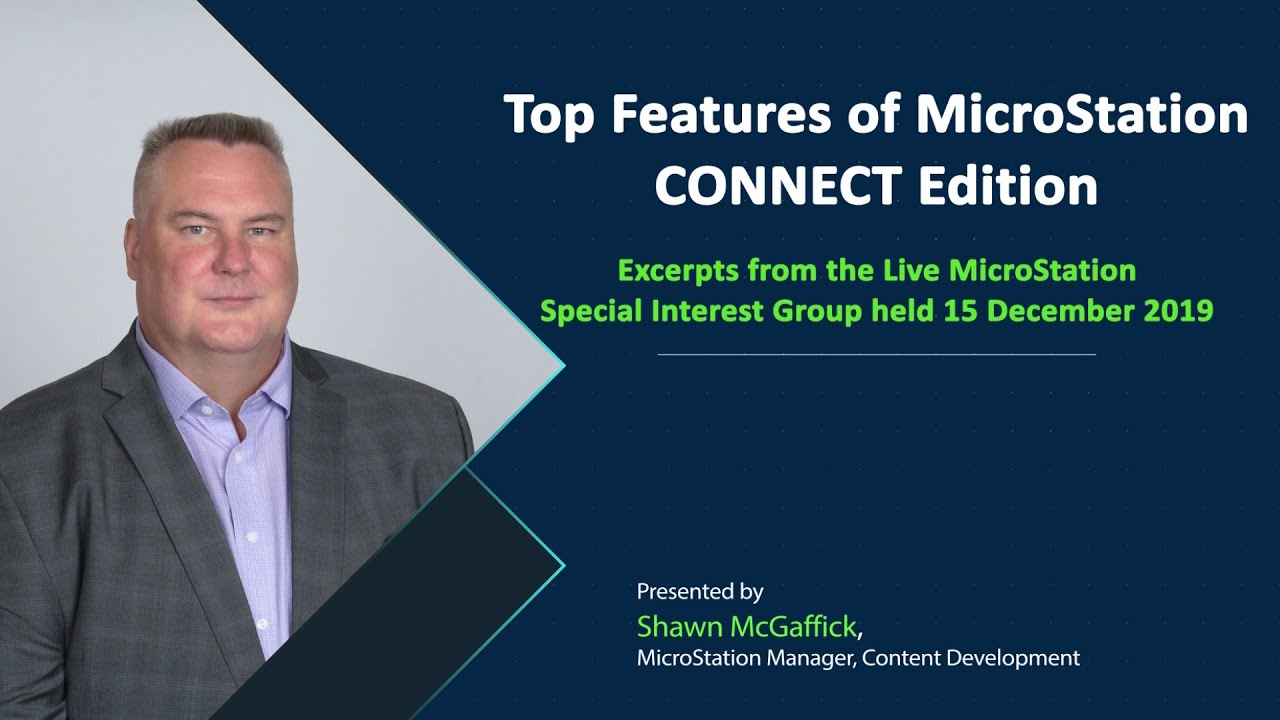 1 -  MicroStation Live SIG Excerpt, Dec 15 2019: Pick List Manager, Element Template & EC Expression