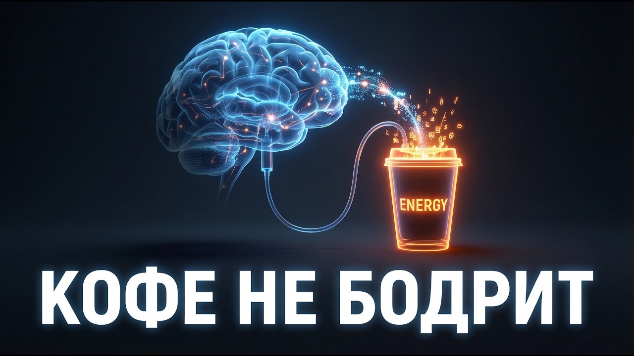 Иллюзия ЭНЕРГИИ: Как кофеин ВЗЛАМЫВАЕТ вашу психику ⚡