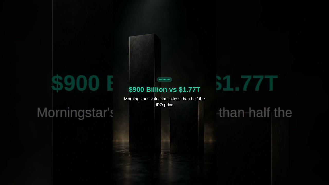 Morningstar Says SpaceX Is Worth Less Than Half of $1.75T IPO Target