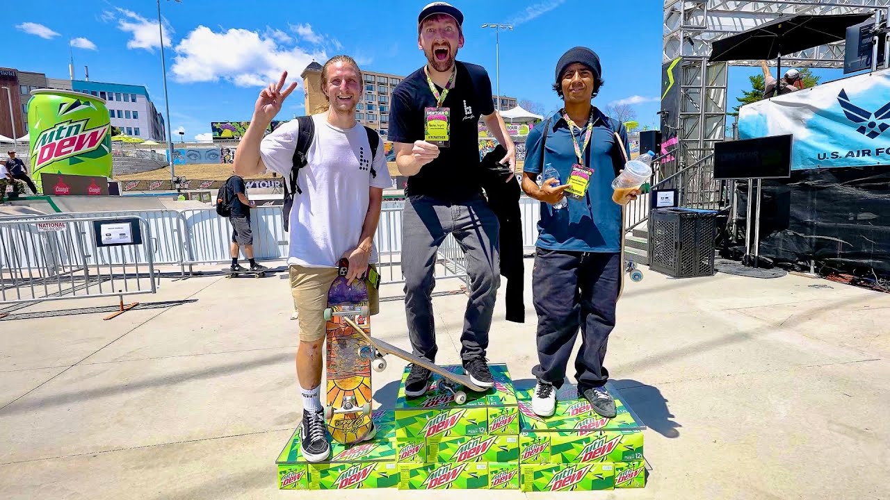 DAY IN THE LIFE OF DEW TOUR?!