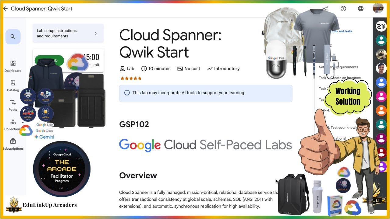 Cloud Spanner: Qwik Start | GSP102