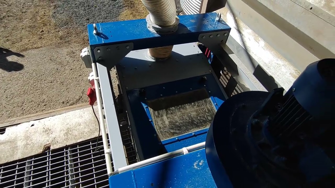 Grain cleaning with a sieve cleaner BISS 12-2