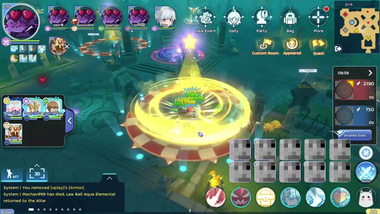 Ragnarok M : Eternal Love | Kafra serye Magic Prison | Damage test
