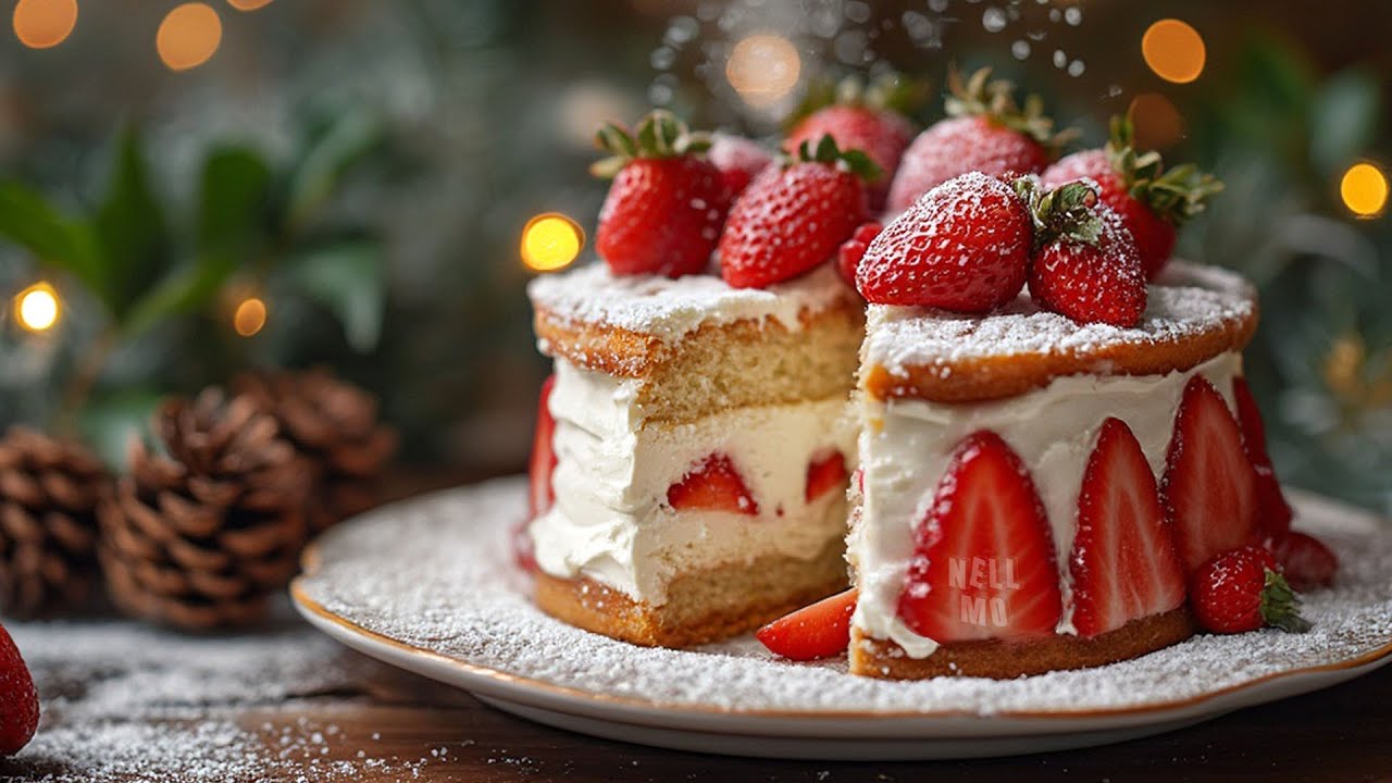 오븐 없이 10분 컷! 연말 홈파티 치즈무스 케이크✨ 손님들 감탄 예약🎄