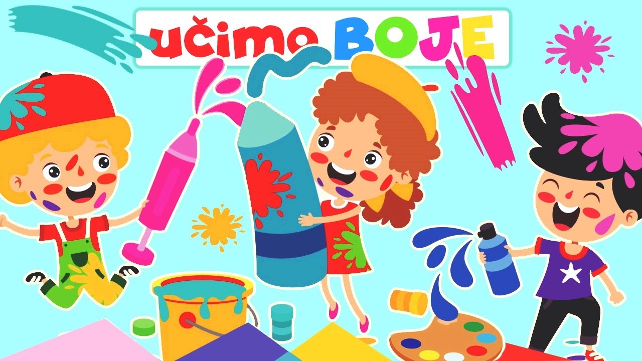 Šarena Avantura BOJA 🌈 Učimo Boje uz Flashkartice i Pjesme ✔ Djeca 2–6