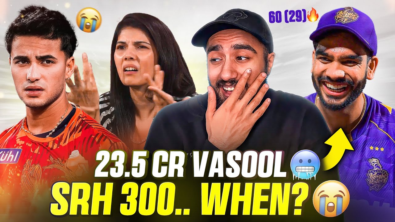 SRH CHOKES AGAIN! 😭 Venky 60 | Rinku on 🔥 | KKR vs SRH 2025 Highlights