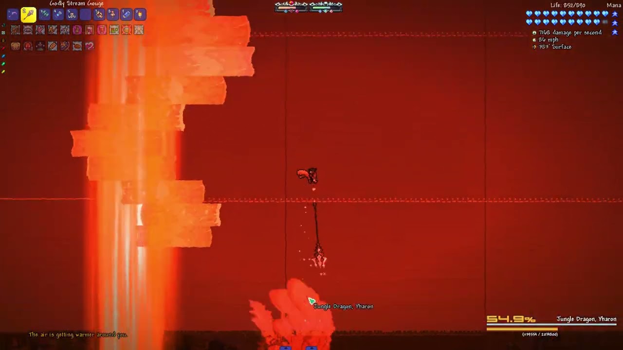 Jungle Dragon, Yharon (Melee) | Malice Death | Terraria Calamity Mod