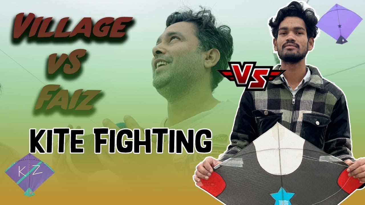 Village Kite Fighting | Faiz Team Vs Lagan Village Team | Kite Fighting | Kite Cutting