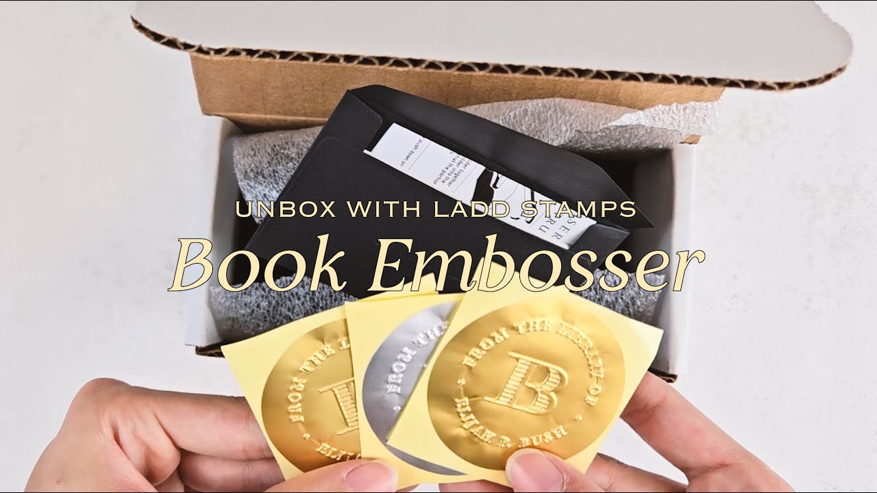 Book Embosser Unboxing - Ladd Stamps