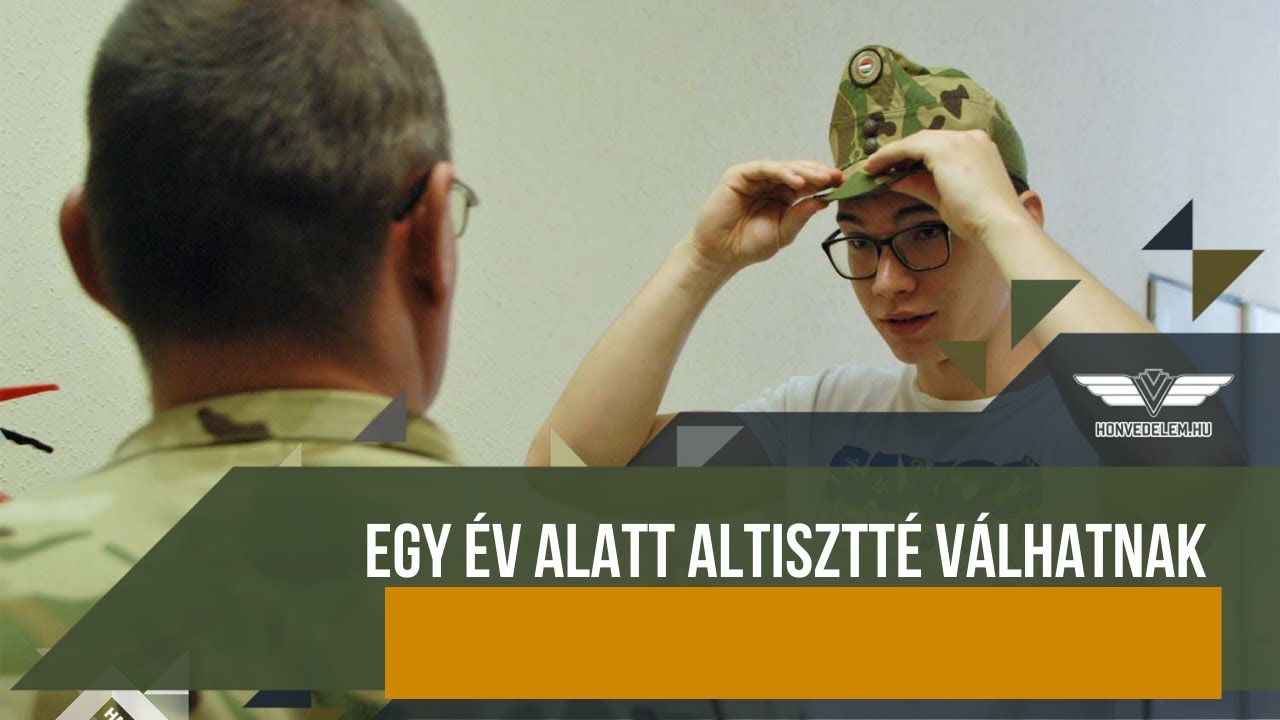 Egy év alatt altisztté válhatnak