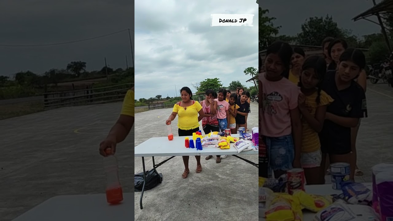 Millonario hace el juego de la botella regalando mercado