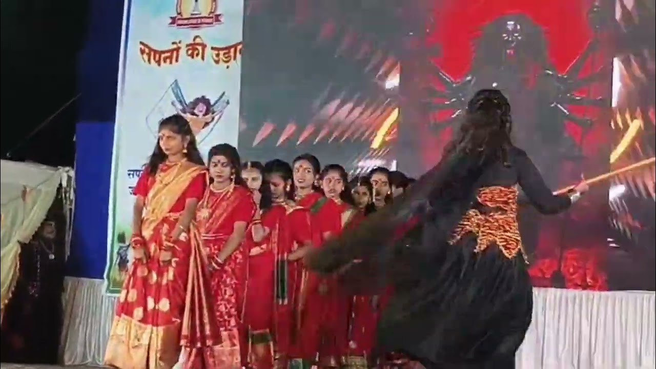 Students Performed on Mahakali Song | Vidyaniketan English School Arvi | Annual Day 2025-26 #dance 