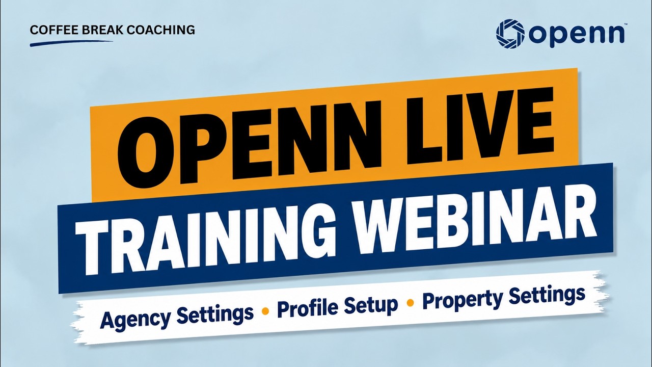 Openn Live Training Webinar - Profile settings, Vault 2-way integration & Inviting a Seller