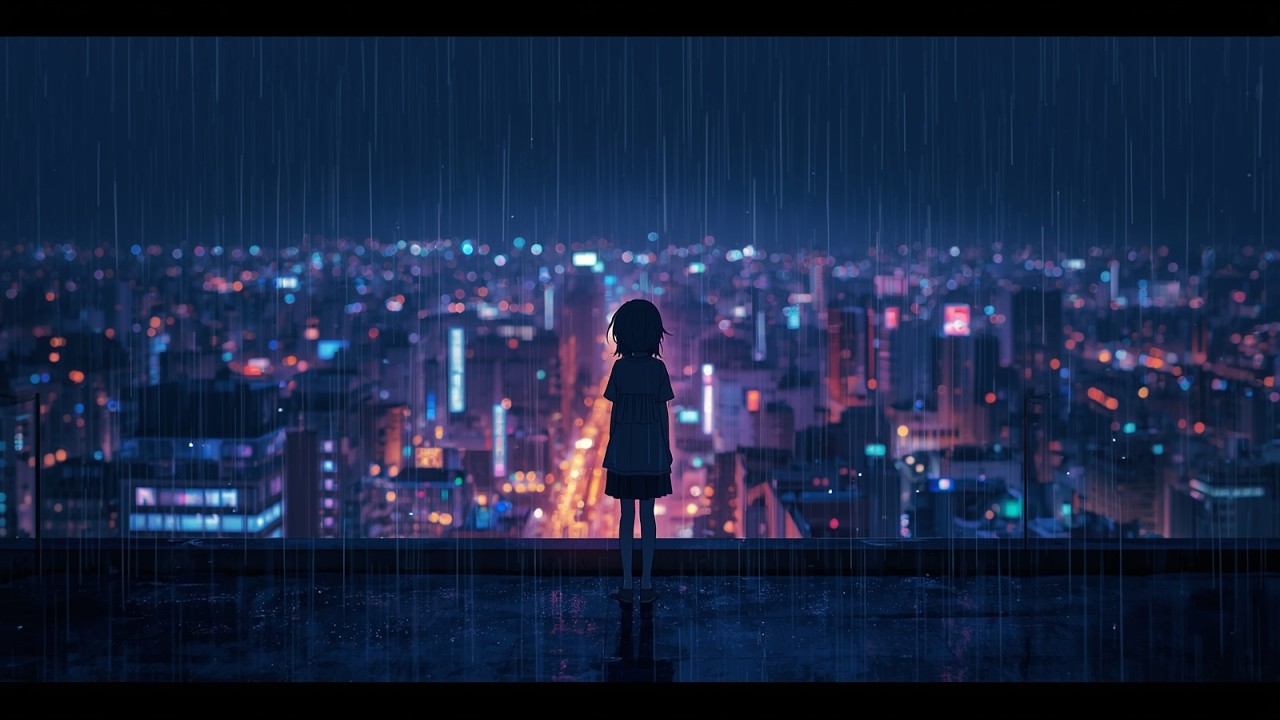 Midnight City Lofi 🌃 Late Night Chill Beats — 2 Hour Anime Mix to Relax & Unwind