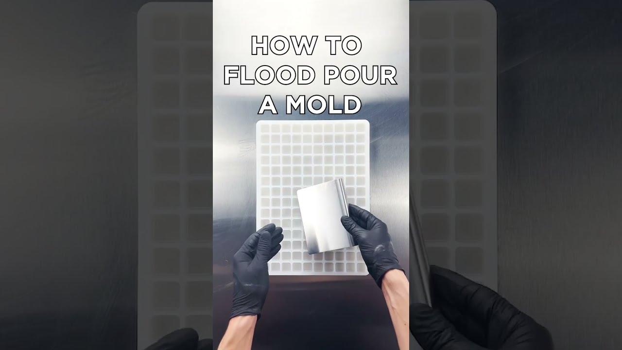 Flood pouring a gummy mold!
