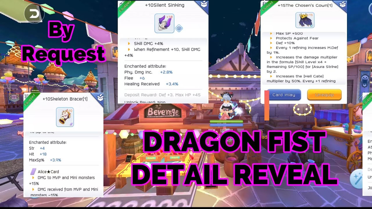 Dragon Fist by Request: Equipment and build Reveal