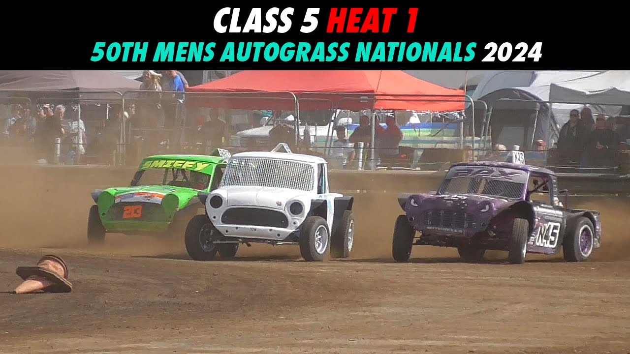 2024 Mens National Autograss Championships, Class 5 Heat 1 (ALL RACES) Yorkshire Dales