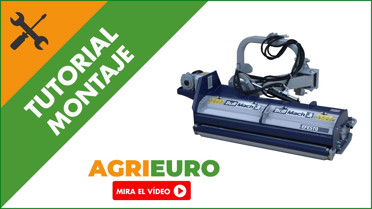 Montaje: Trituradora lateral de brazo para tractor - BullMach Efesto 160/180/200 - Serie pesante