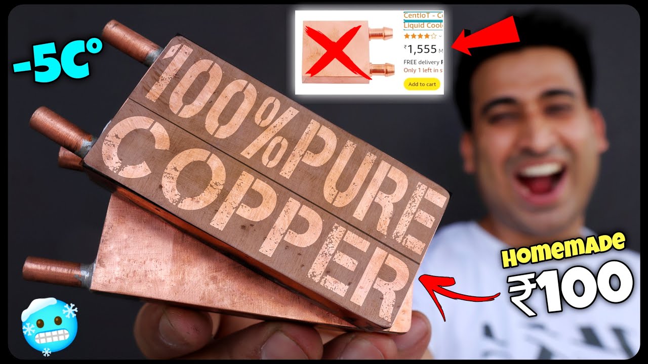 How To Make 100% Copper Water Block At Home - ऐसे बनाओगे तो 3x Cooling की करेगा