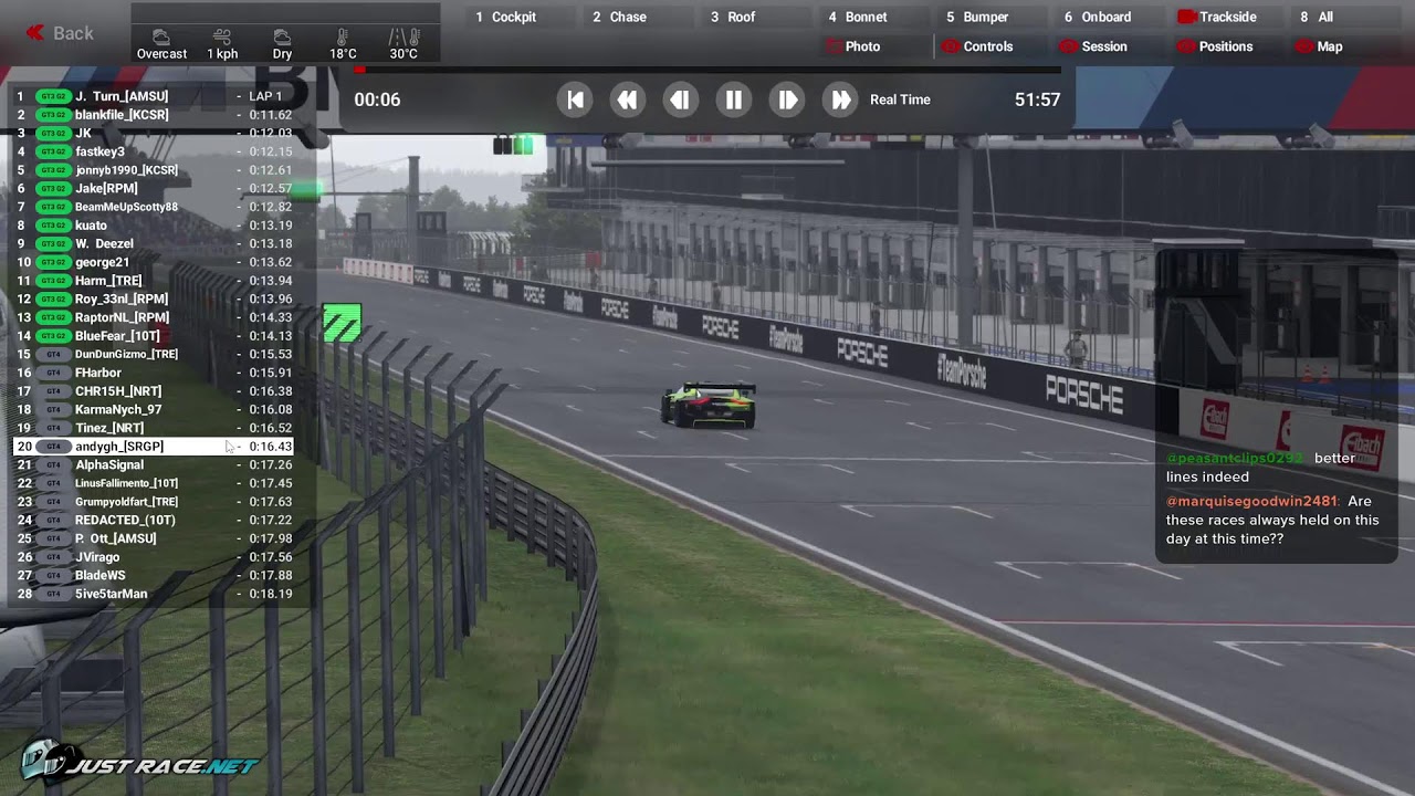 Multiclass Racing with CAi in Automobilista 2