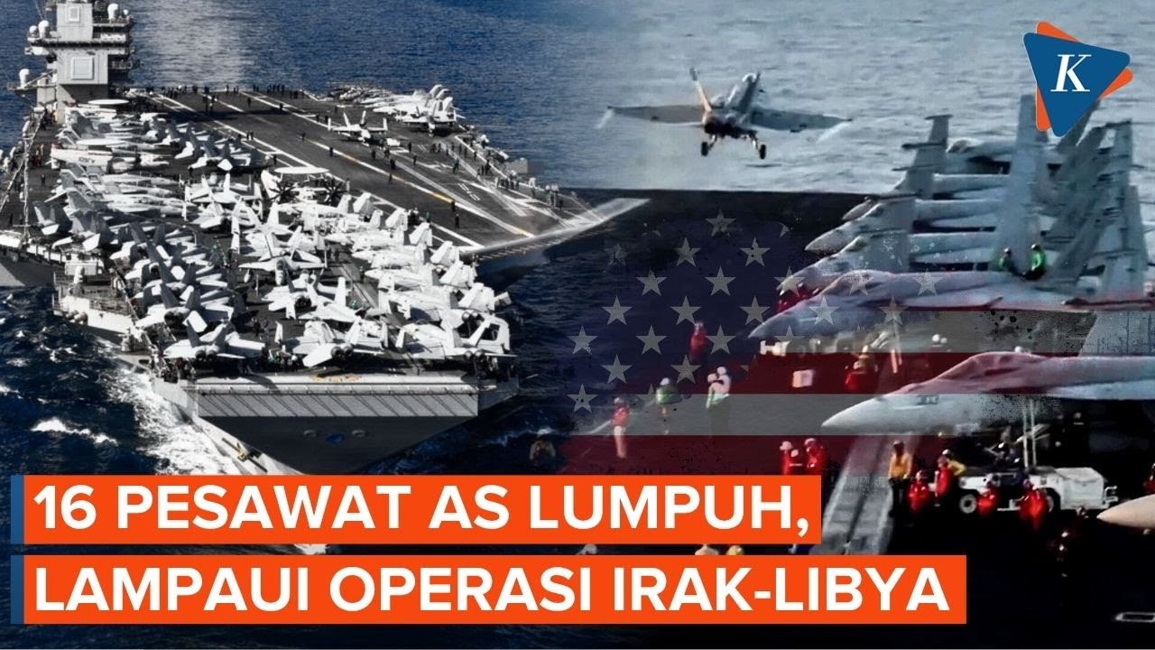 16 Pesawat AS Lumpuh Sepanjang Perang Iran, Lampaui Operasi Irak dan Libya