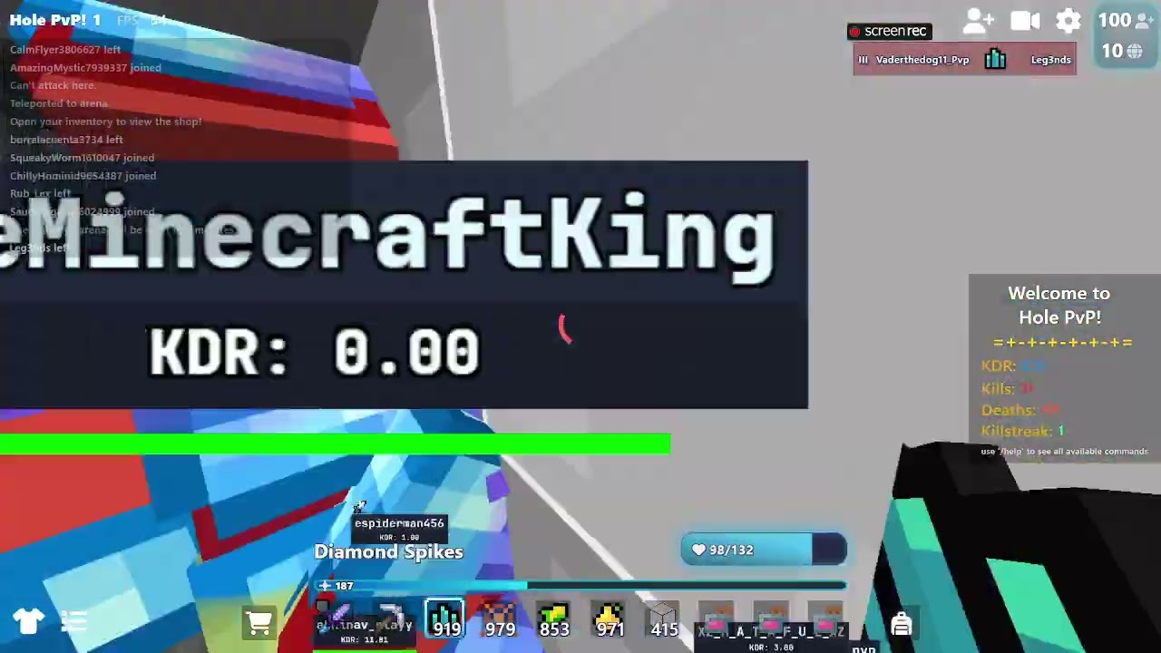 Hole pvp pt2