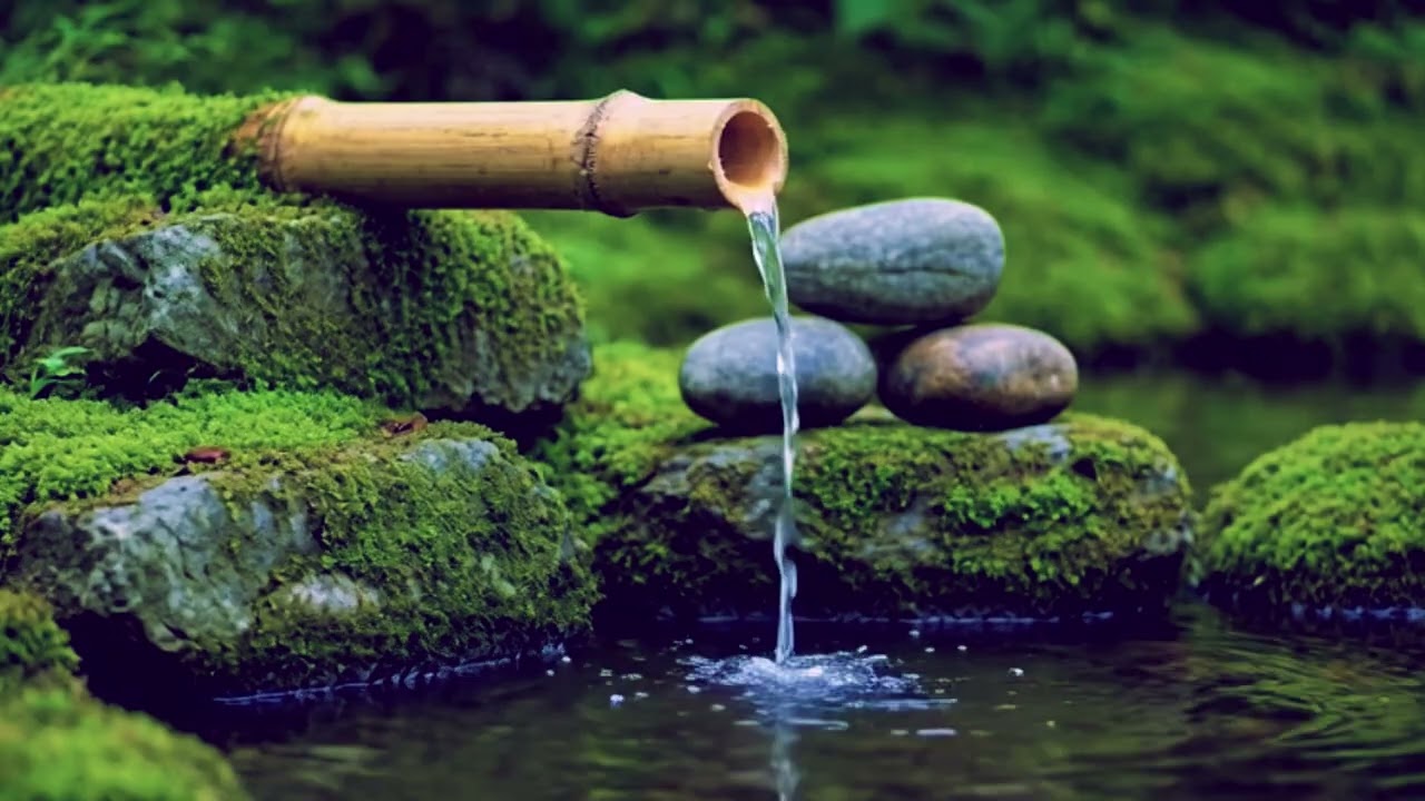 1+ Hours Relaxing Piano Music + Water Sounds 💤 Study, Focus & Sleep  Deep Concentration & Calm Mind