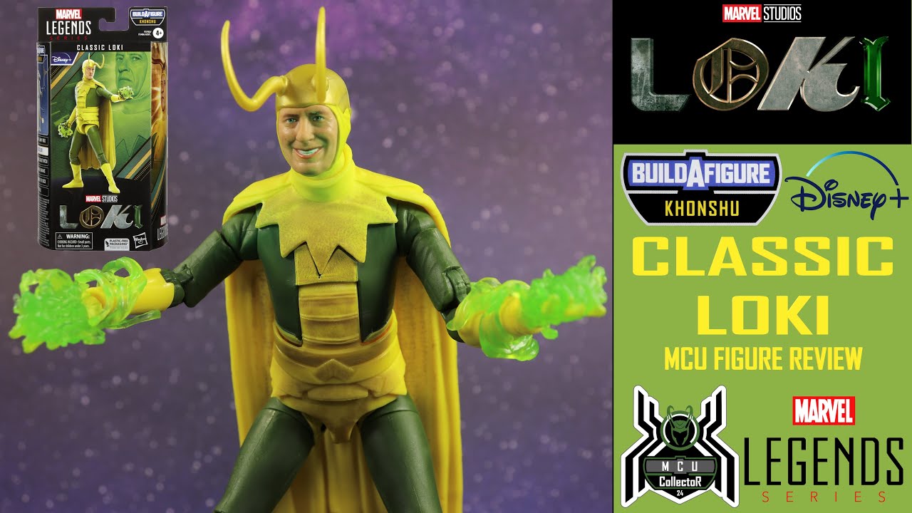 Marvel Legends CLASSIC LOKI Disney+ Konshu BAF Wave 4 MCU Figure Review