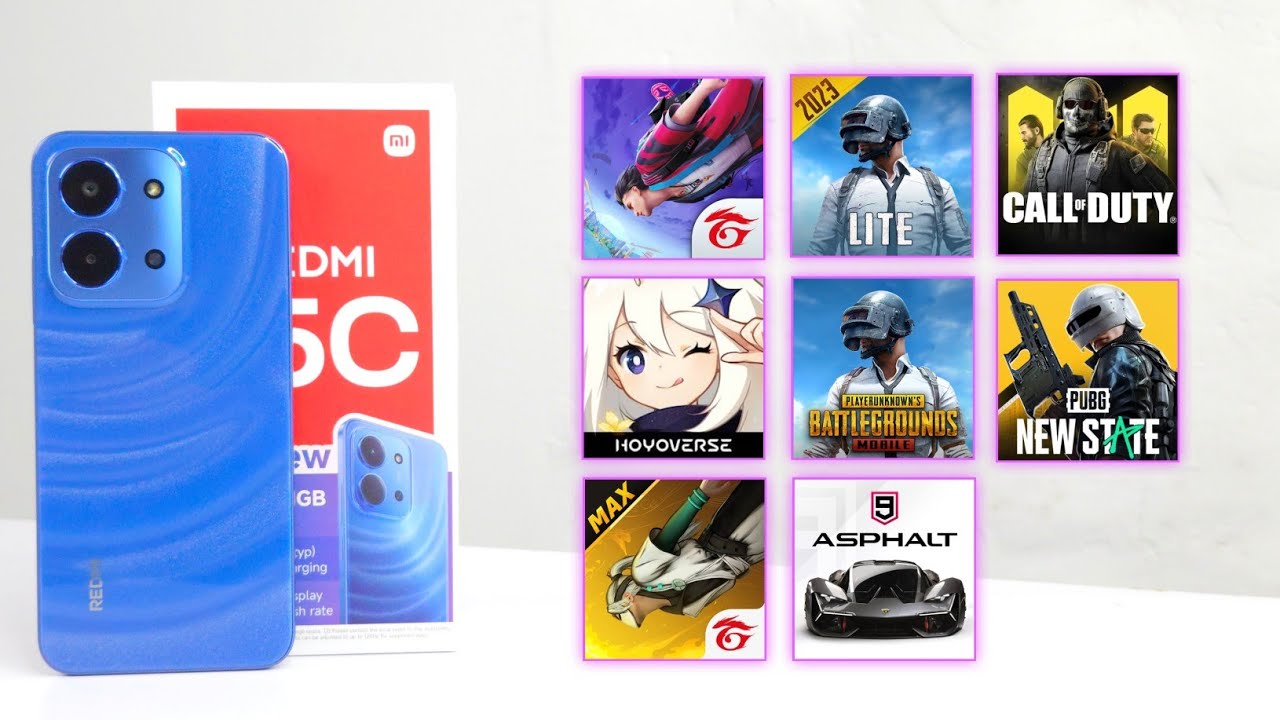 Redmi 15C 8+ Games Test - PUBG/New State/Free Fire/Genshin Impact/Call Of Duty 