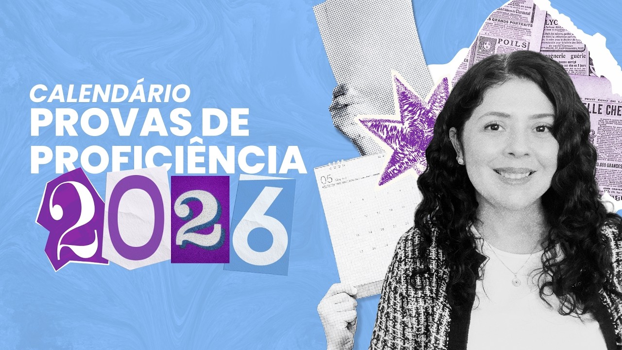 Calendário das provas de proficiência 2026