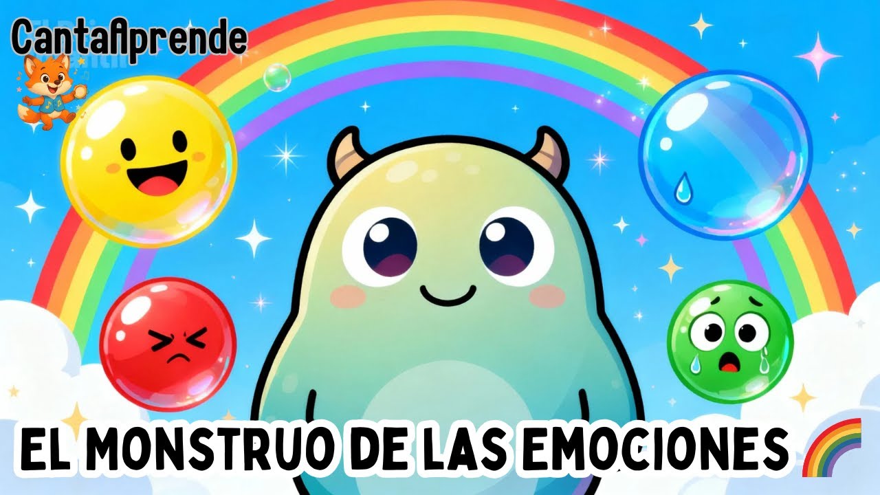 El Monstruo de las Emociones 🌈💖 | Canción Infantil | CantaAprende