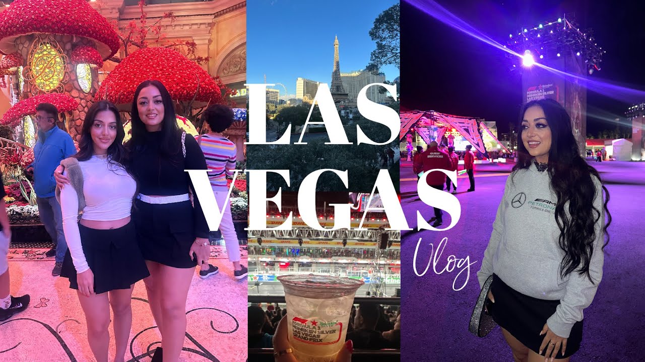 MY FIRST TIME IN LAS VEGAS! | (VLOG) FORMULA 1, MEETING DRIVERS, PARTIES & CASINOS