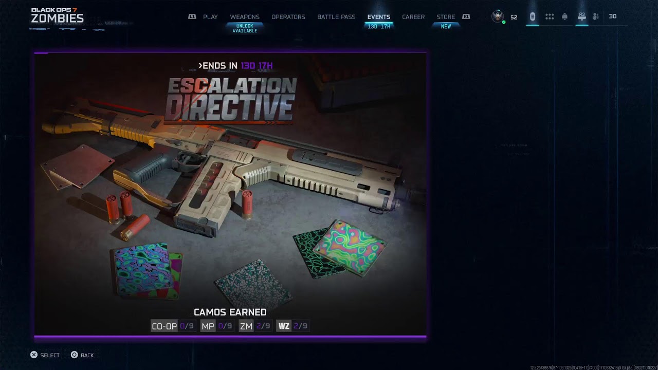 Cod Zombies new camo grid 18+ stream