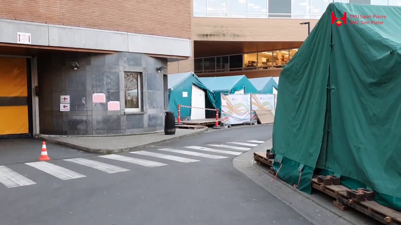 COVID-19: Création du poste médical avancé de tri aux Urgences du  CHU Saint-Pierre