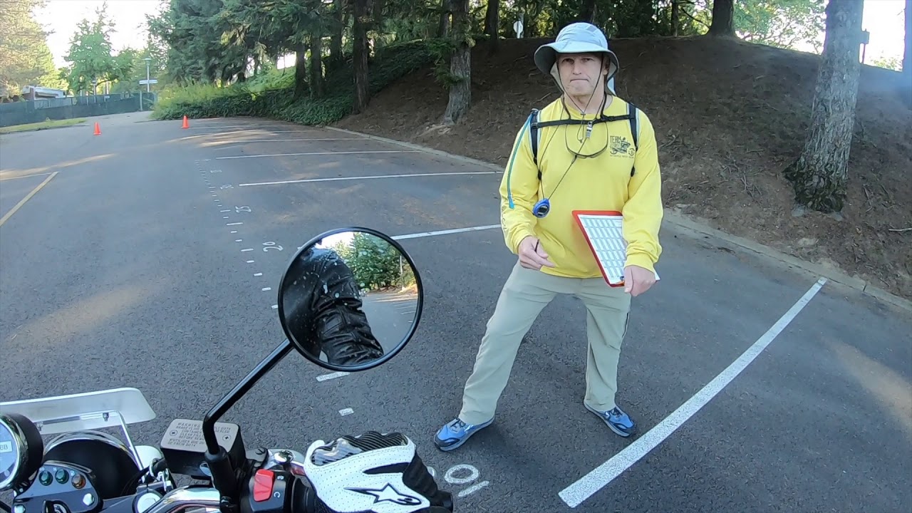 Team Oregon Motorcycle Skill Test - Begginers test 2019