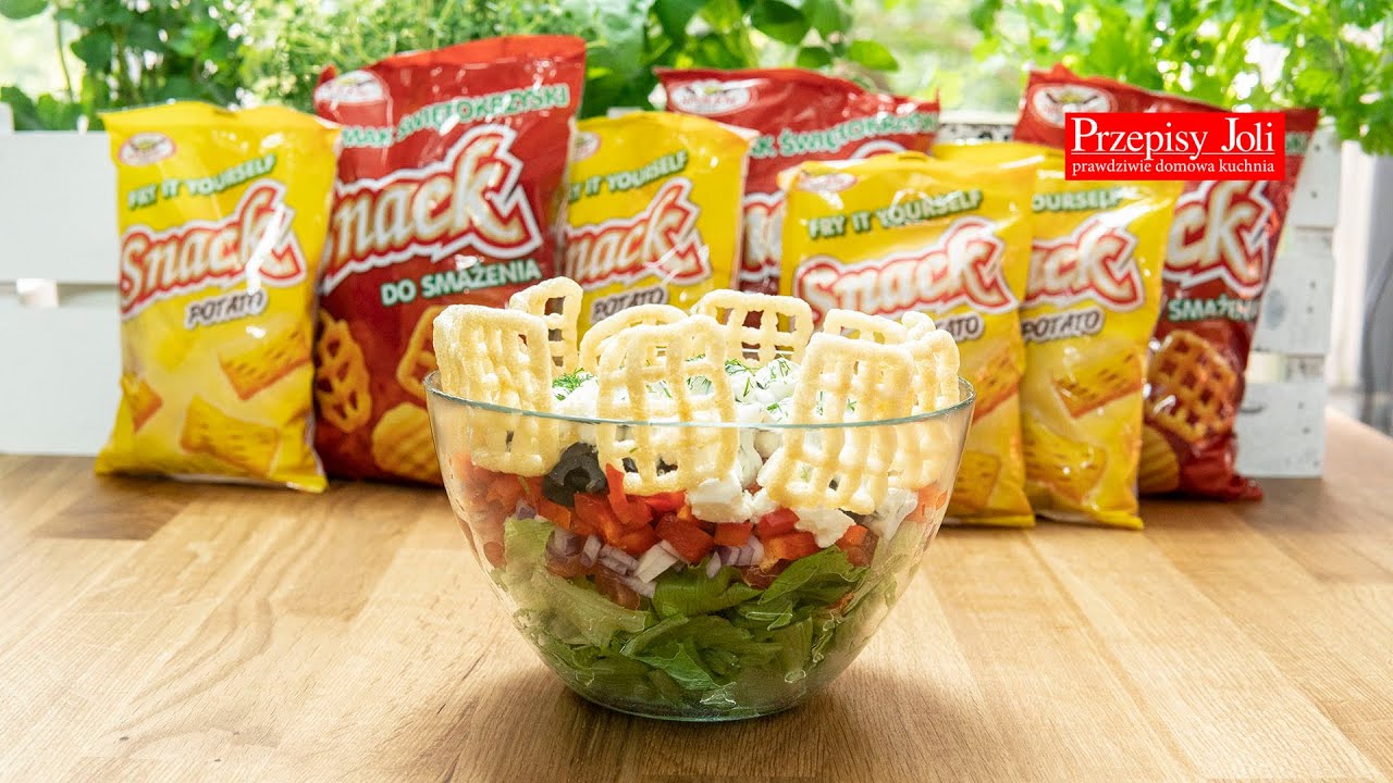 SAŁATKA GRECKA ZE SKŁADNIKIEM SNACK - PRZYSMAK ŚWIĘTOKRZYSKI