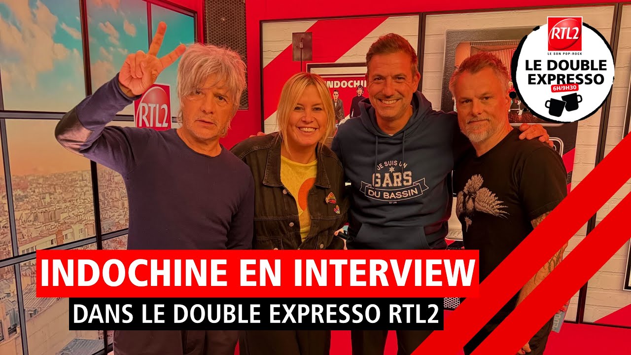 Indochine dans Le Double Expresso RTL2 (13/09/24)