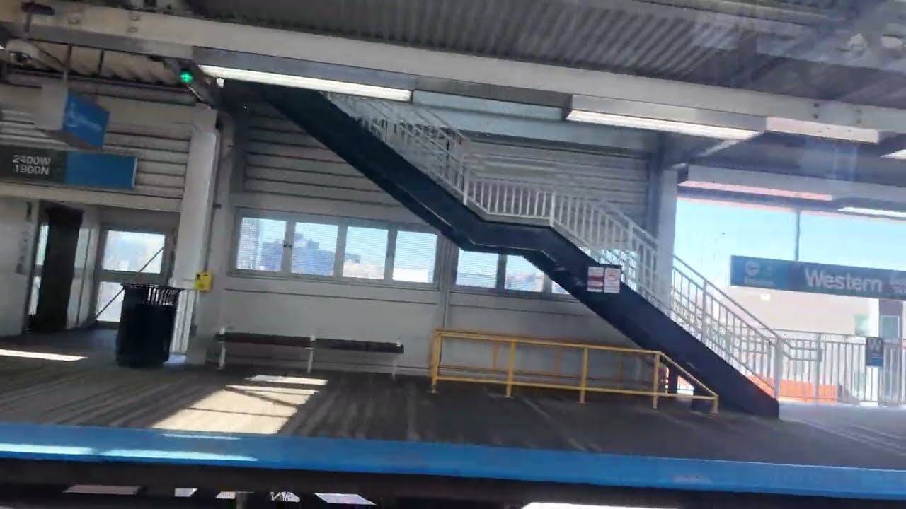CTA Ride: Damen to Western Blue Line