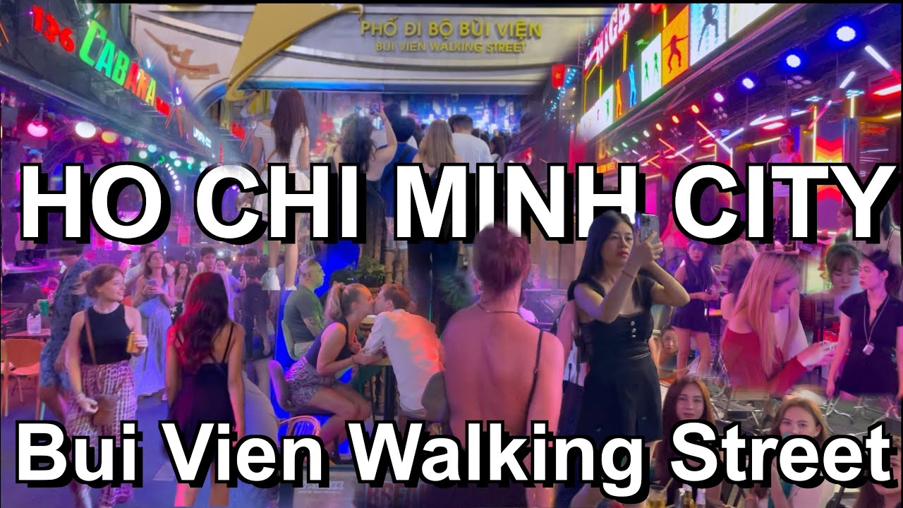 Night Life Vietnam! Walking Street of Ho Chi Minh City in 2024 🇻🇳