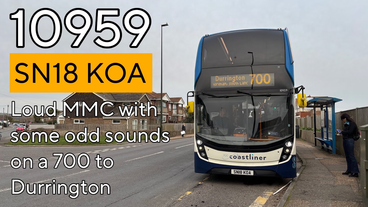 Loud! but odd? Stagecoach South 10959 (SN18 KOA) on the 700 to Durrington 17/02/26