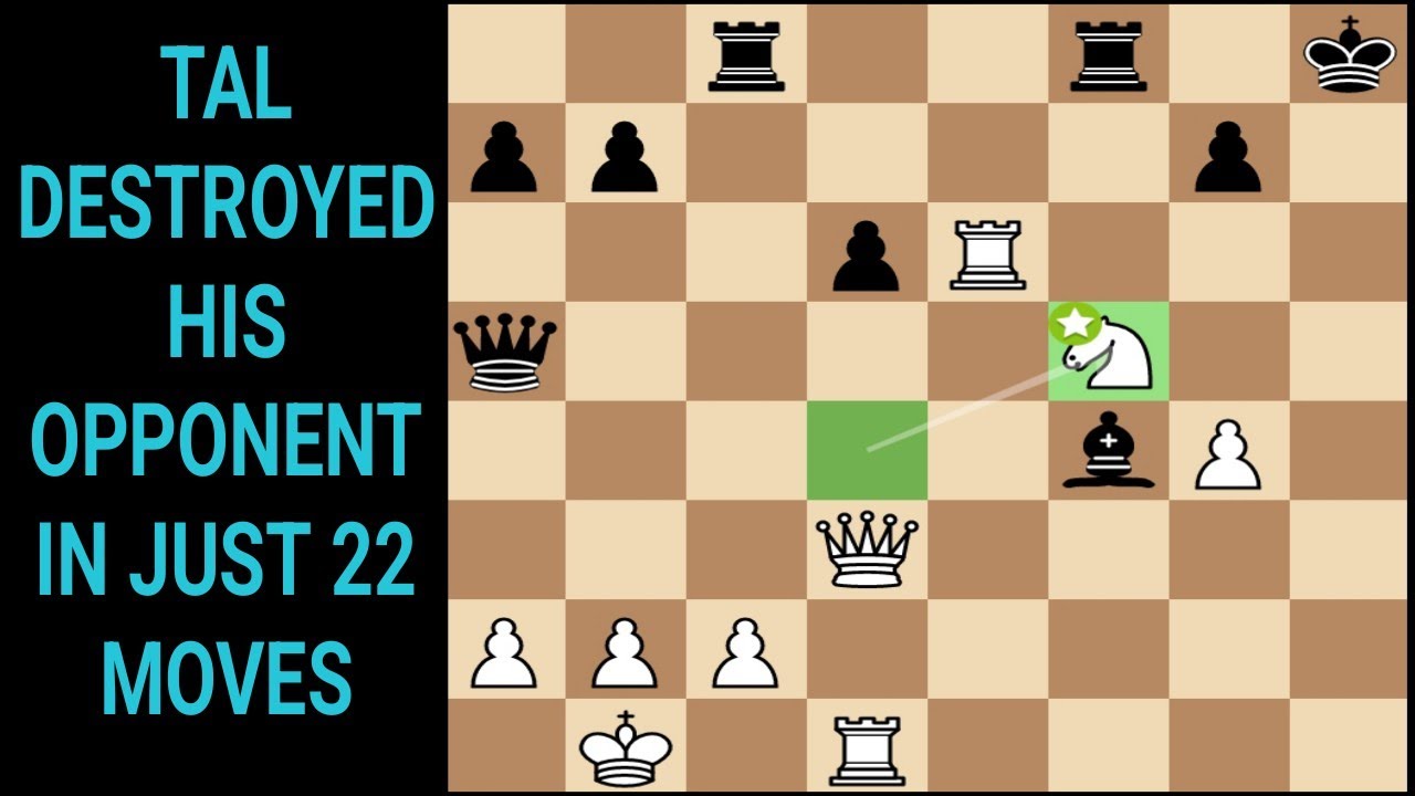 Mikhail Tal vs Robert Byrne 1976 - Biel Interzonal Tournament. Biel, Switzerland
