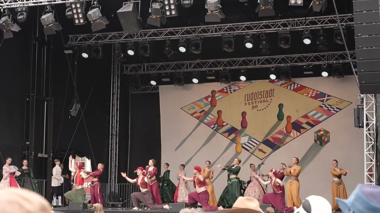 Th&uuml;ringer Folkloretanzensemble Rudolstadt at Rudolstadt Festival Marktb&uuml;hne 1/6